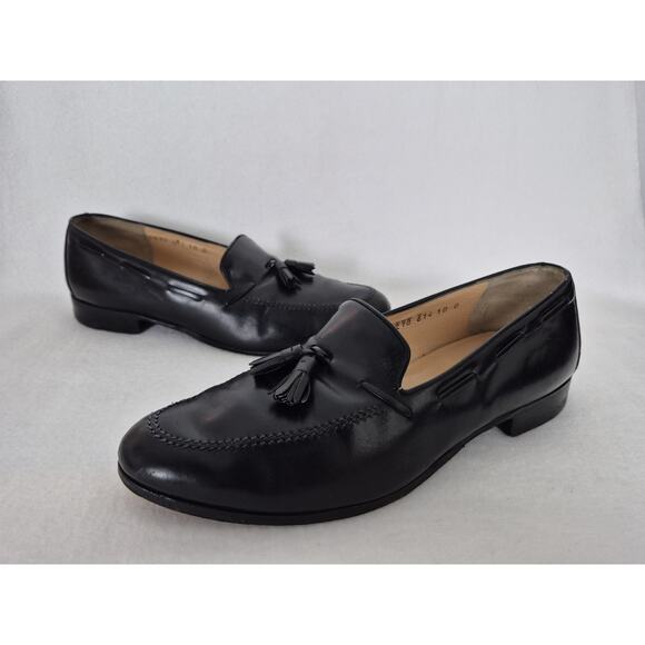 SALVATORE FERRAGAMO Men\'s Size 10 D Leather Tassel Loafer main image 10